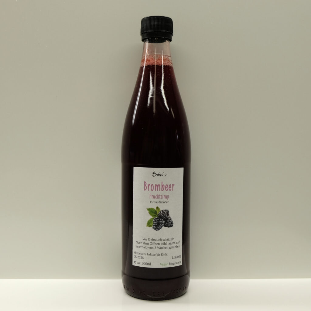Brombeer Sirup