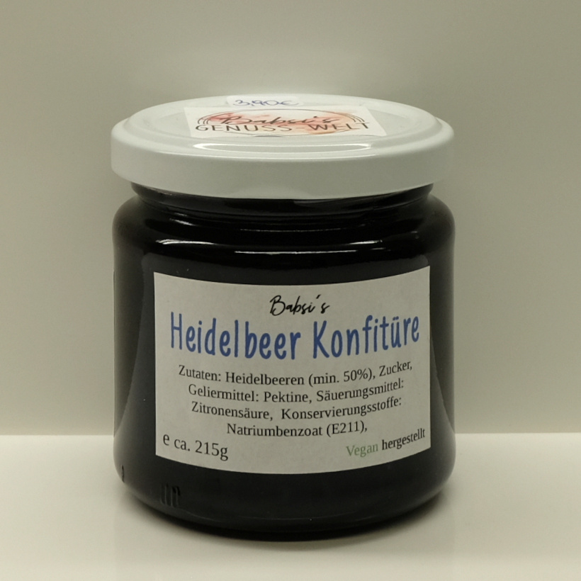 Heidelbeer Konfitüre