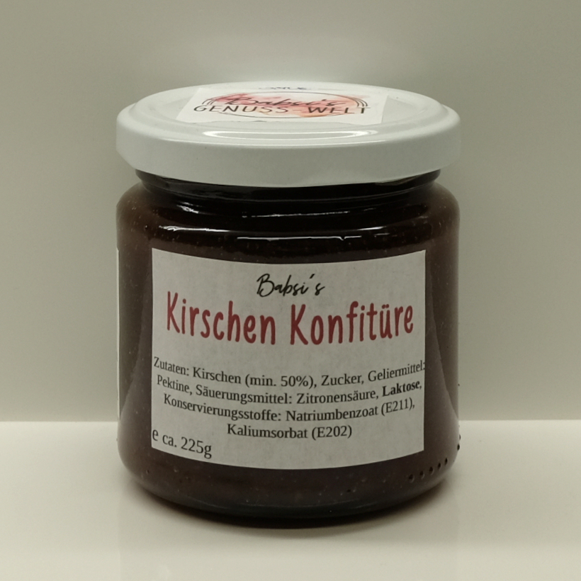 Kirschen Konfitüre