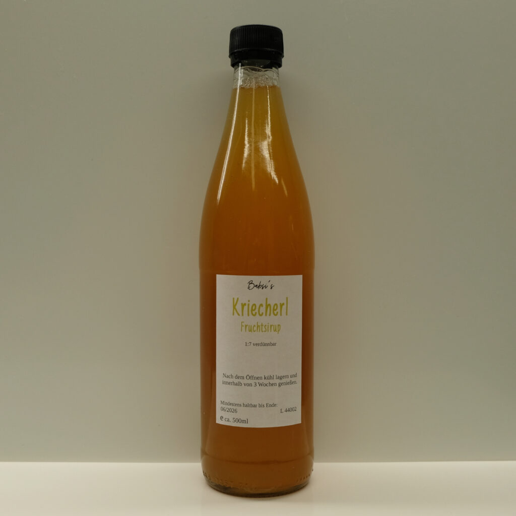 Kriecherl Sirup