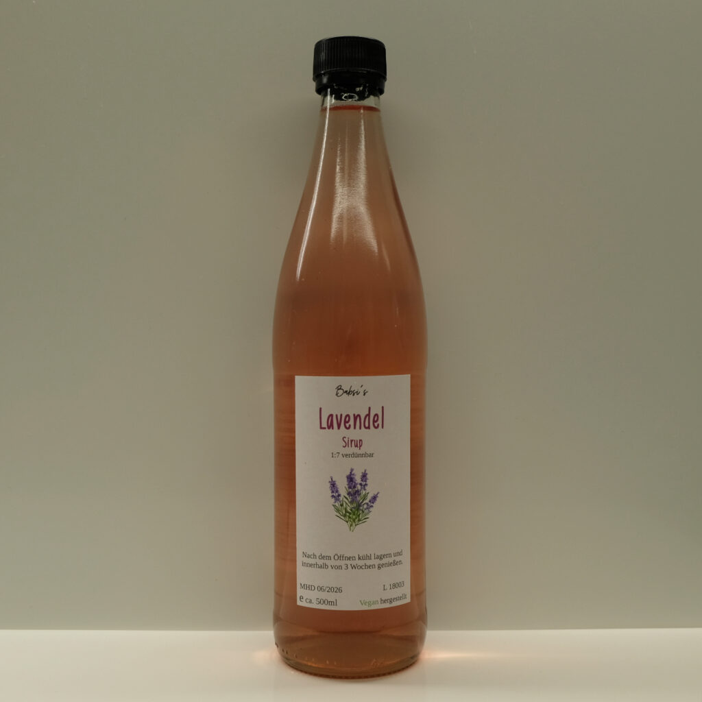 Lavendel Sirup