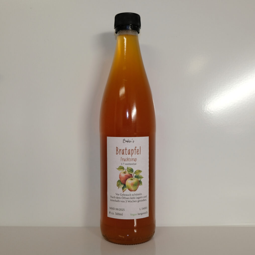 Bratapfel Sirup